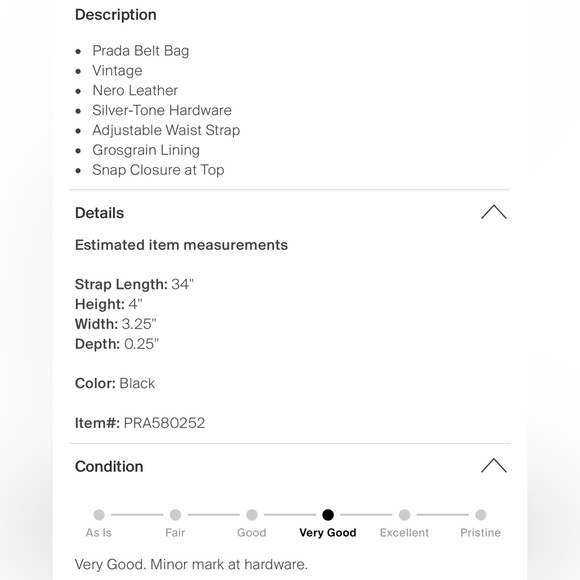 Prada Leather Buckle Belt with Pouch - Picture 3 of 4